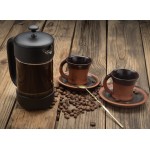Kafijas spiedkanna, presējama kafijas kanna, tējkanna, French press filtrs,  600 ml